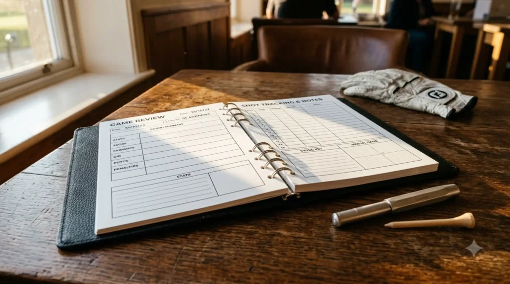 Journal18 Performance Journal open to pre-round and post-round pages