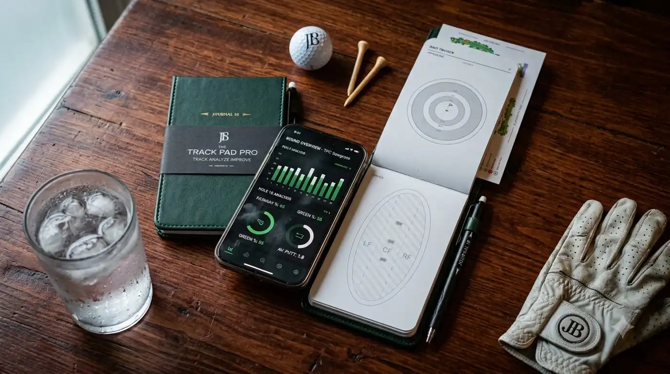 phone screen showing a golf scorecard scanner app dashboard