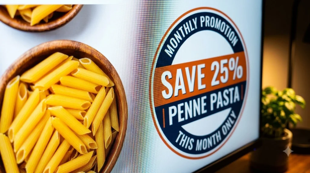 Wholesale Italian Food Monthly Deal page showing September Marulo pasta offer