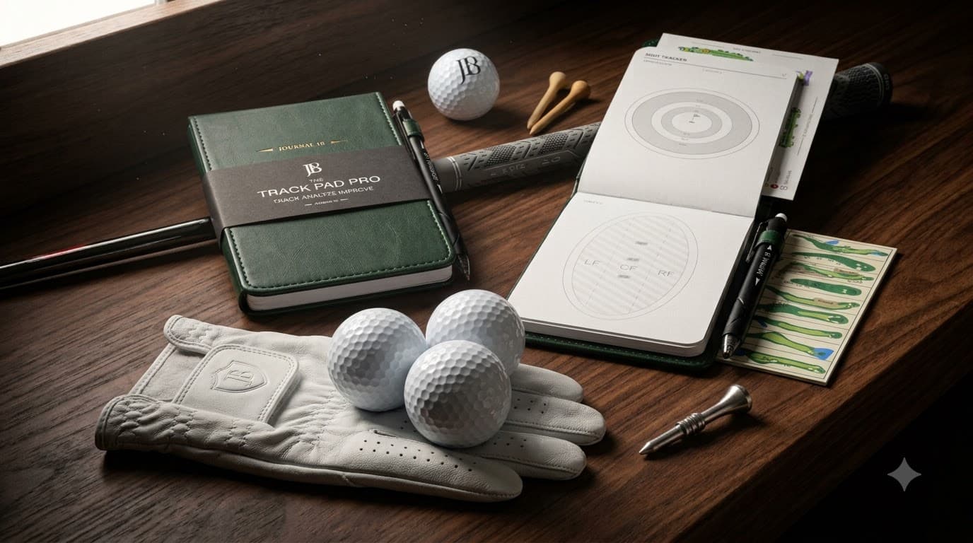 engraved golf balls and monogrammed glove for husband gift