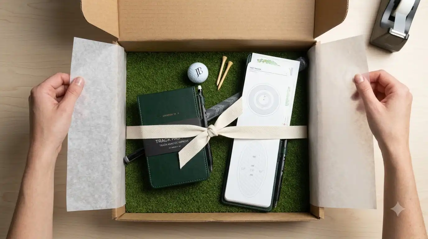 team order of Journal18 golf journals packaged and ready to ship