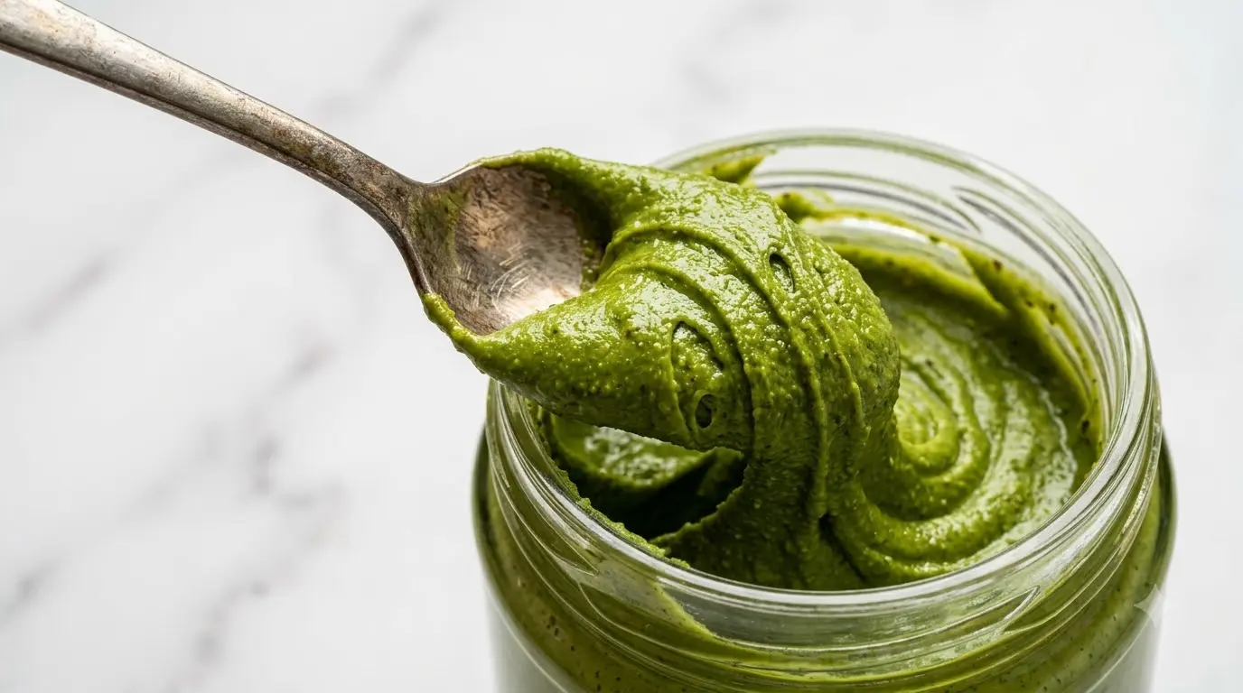 Gusto Etna pistachio cream review photo showing 190g glass jar label