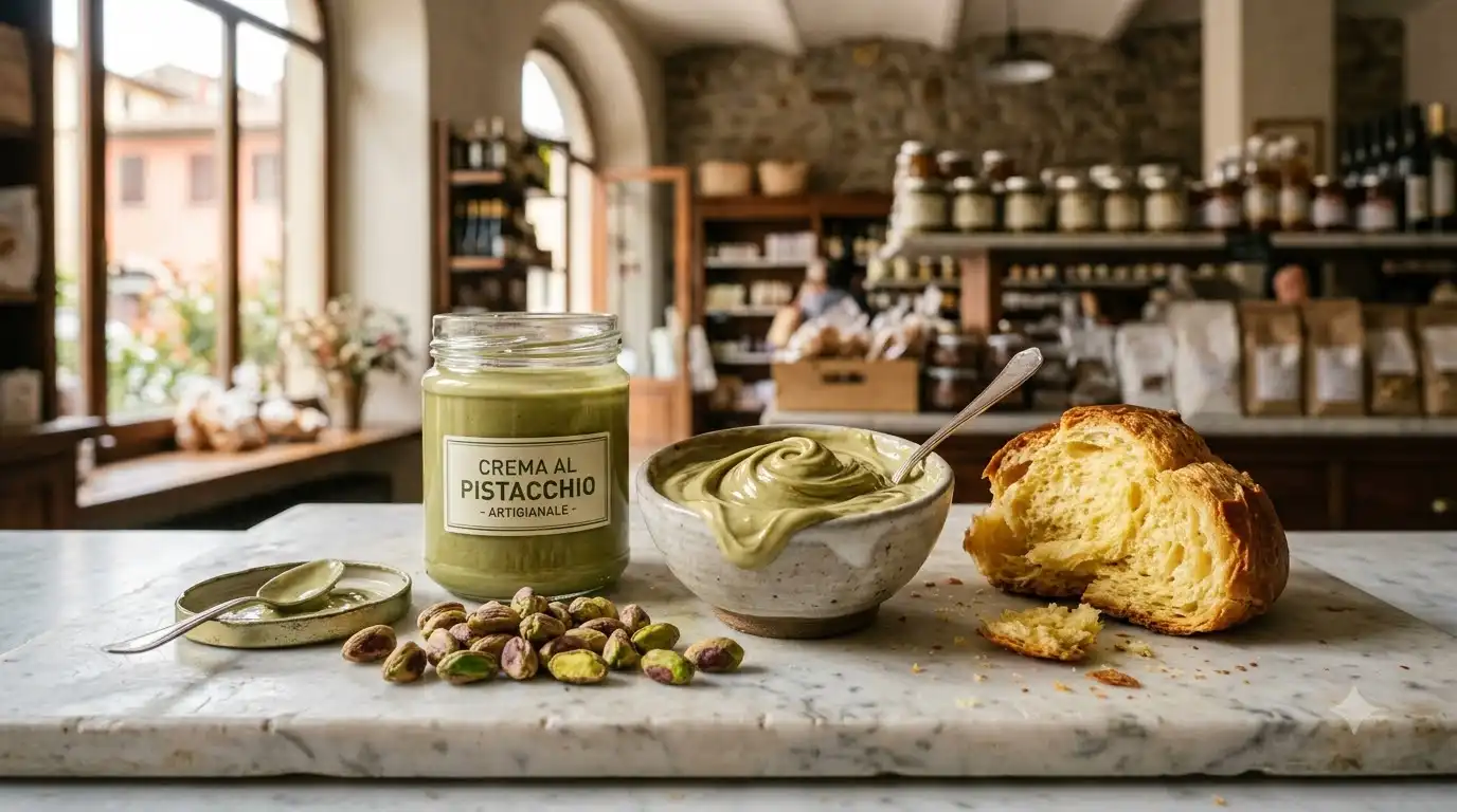 best Italian pistachio spread brand contenders lined up in glass jars