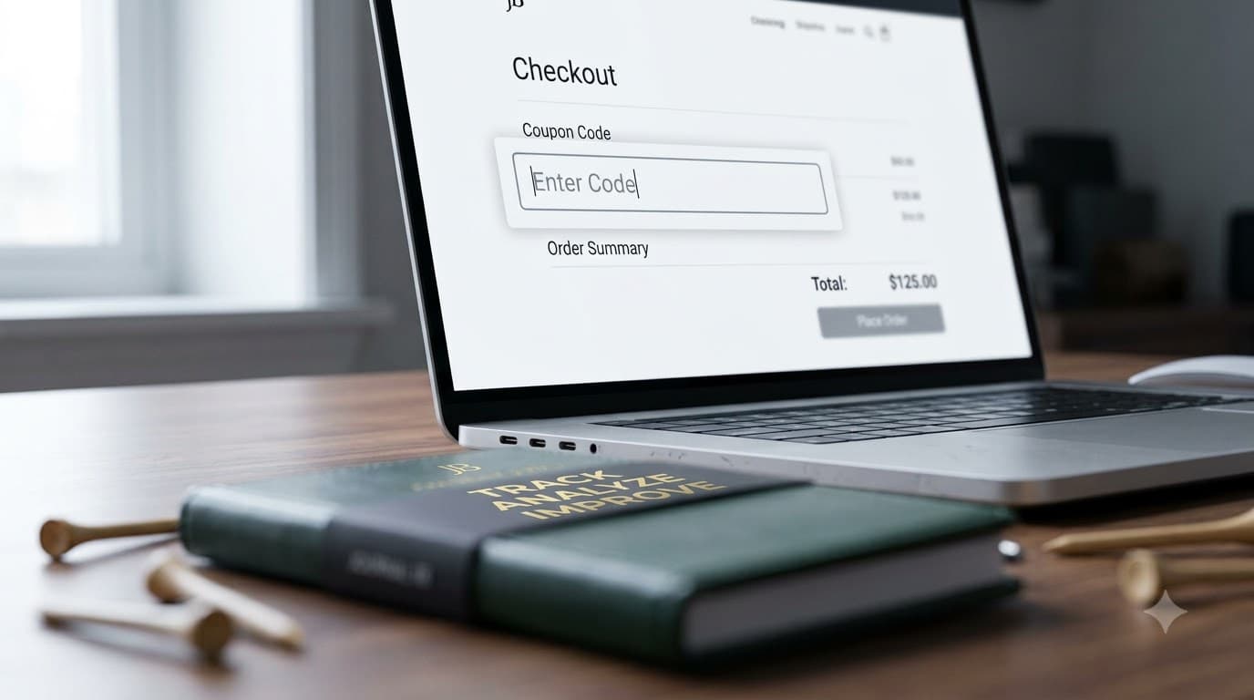 Journal 18 discount code field at the journal18.com Shopify checkout page